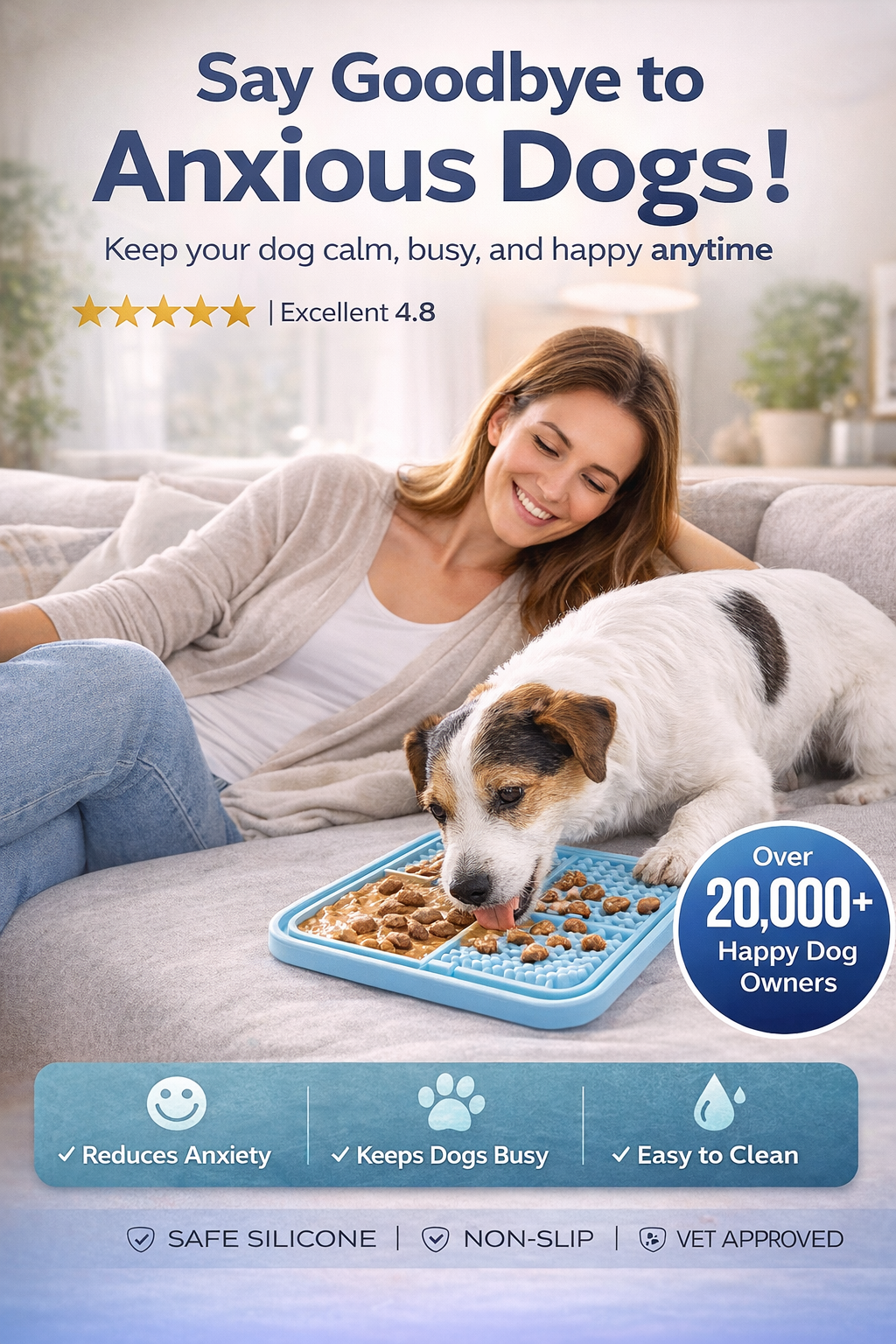 CalmLick™ – Dog Anxiety Relief Lick Mat